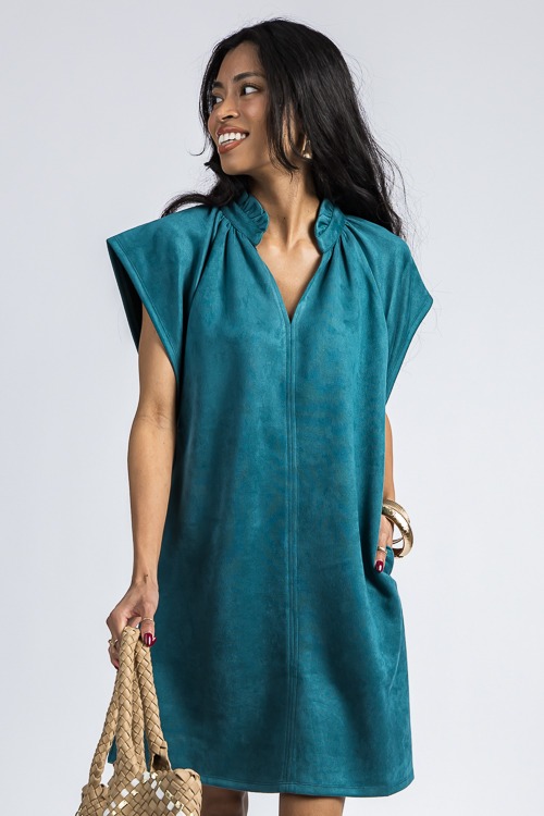 Clarice Suede Dress, Teal - 4K7A1257 crop below hem.jpg